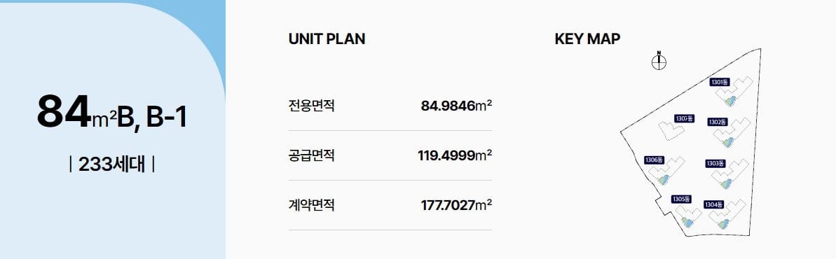 더샵 오산역 아크시티 84B타입 구조 설명